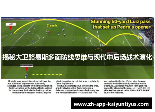 揭秘大卫路易斯多面防线思维与现代中后场战术演化